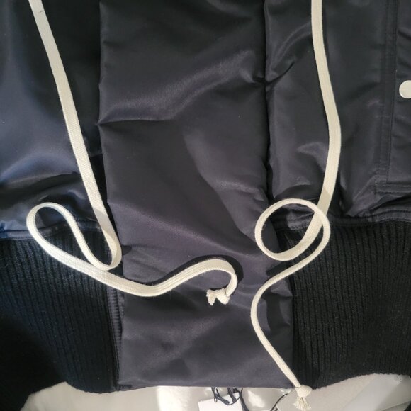 Rick Owens Black Futuristic Hooded Jacket Cropped Alice Parka M, L, XL - Picture 12 of 16